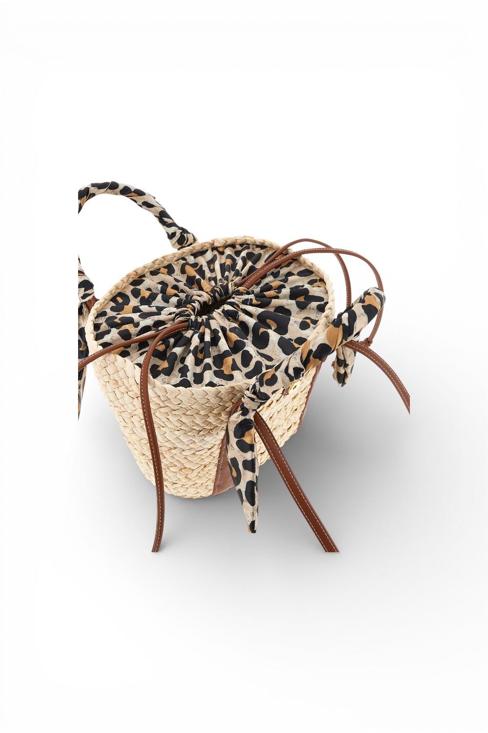 Secchiello paglia Soleil Basket beige leo Rue Madam 