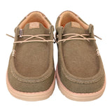 Sneaker uomo Wally Workwear green Hey Dude 