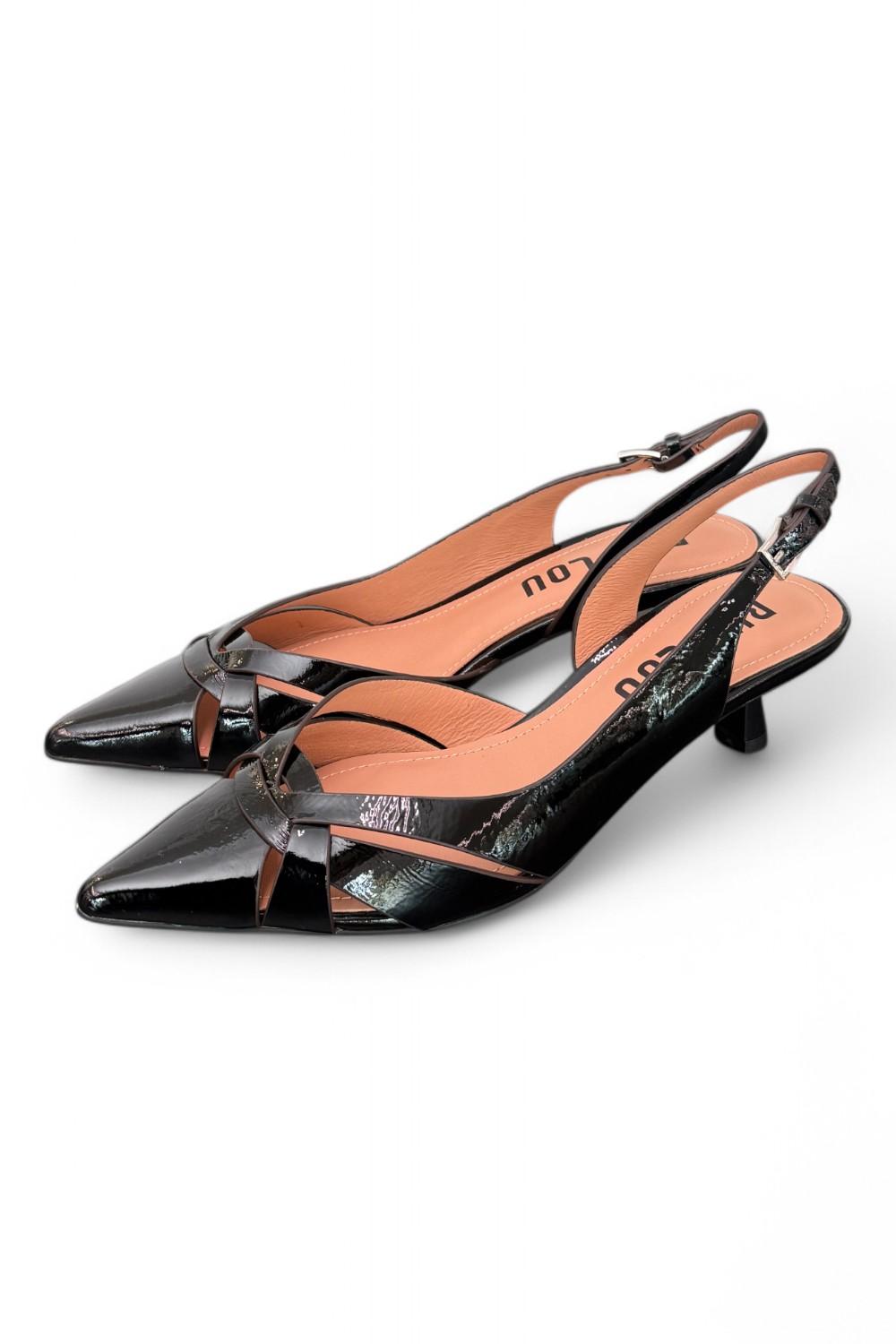 Slingback Bibi Lou incroci naplak nero tacco 