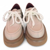 Scarpa allacciata ingegnere latte Lorenzo Mari 