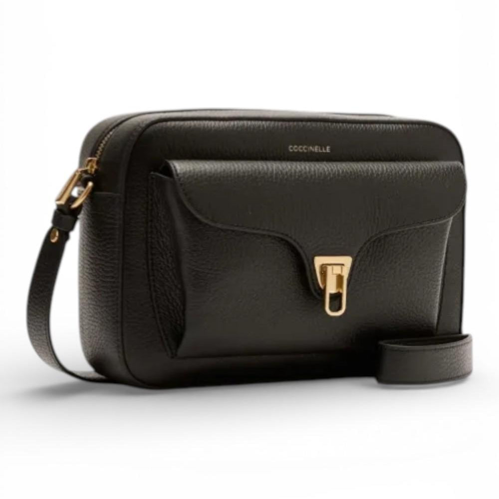 Borsa Beat Soft Coccinelle camera case grande nera<BR/> 