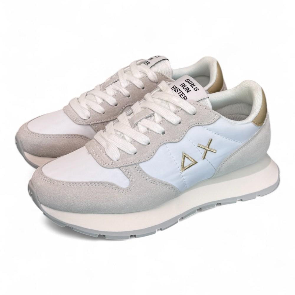 Sneaker donna SUN 68 ALLY white gold 