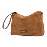 Pochette Nora suede caramello Gianni Chiarini<BR/> 