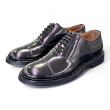Scarpa allacciata francesina gomma nera Franco Fedele 