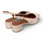Slingback pelle latte Francesco B 