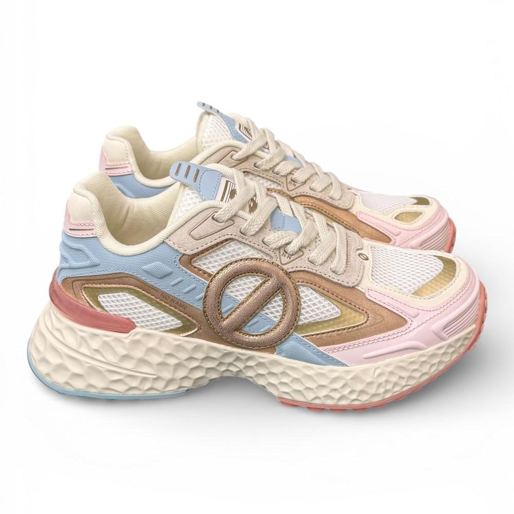 Sneaker donna No Name Carter 2.0 white pink sky gold 