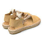 Sandalo con fascia in suede sand Palomitas<BR/> 