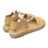 Sandalo con fascia in suede sand Palomitas<BR/> 