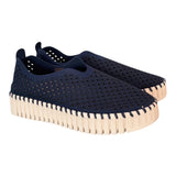 Scarpa traforata platform blu Ilse Jacobsen<BR/> 