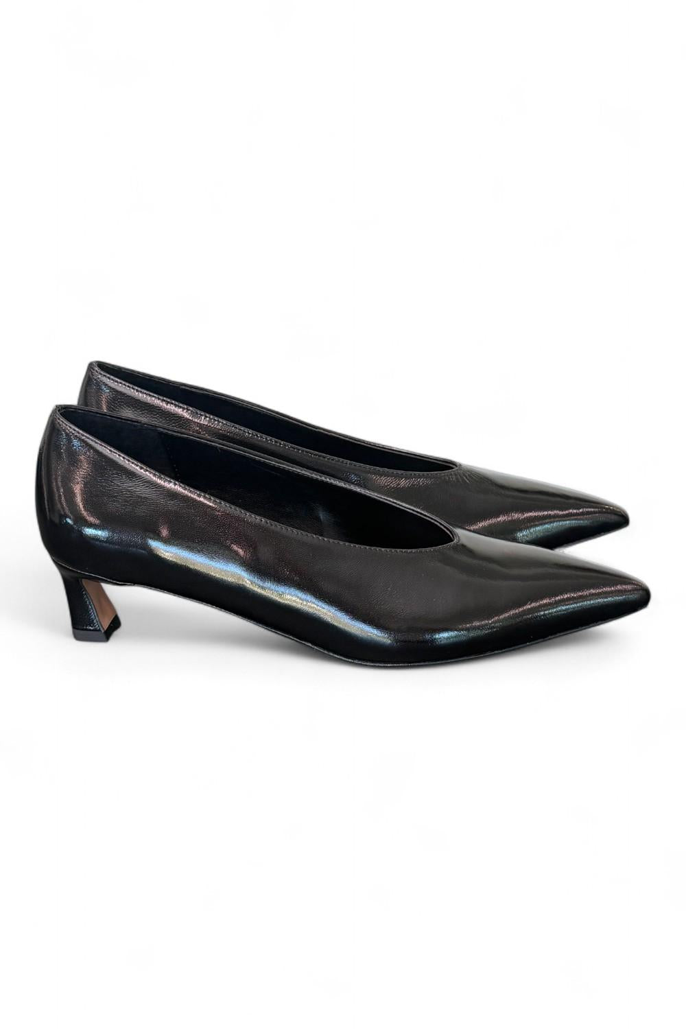 Decolté in naplak nero Bianca Di<BR/> 