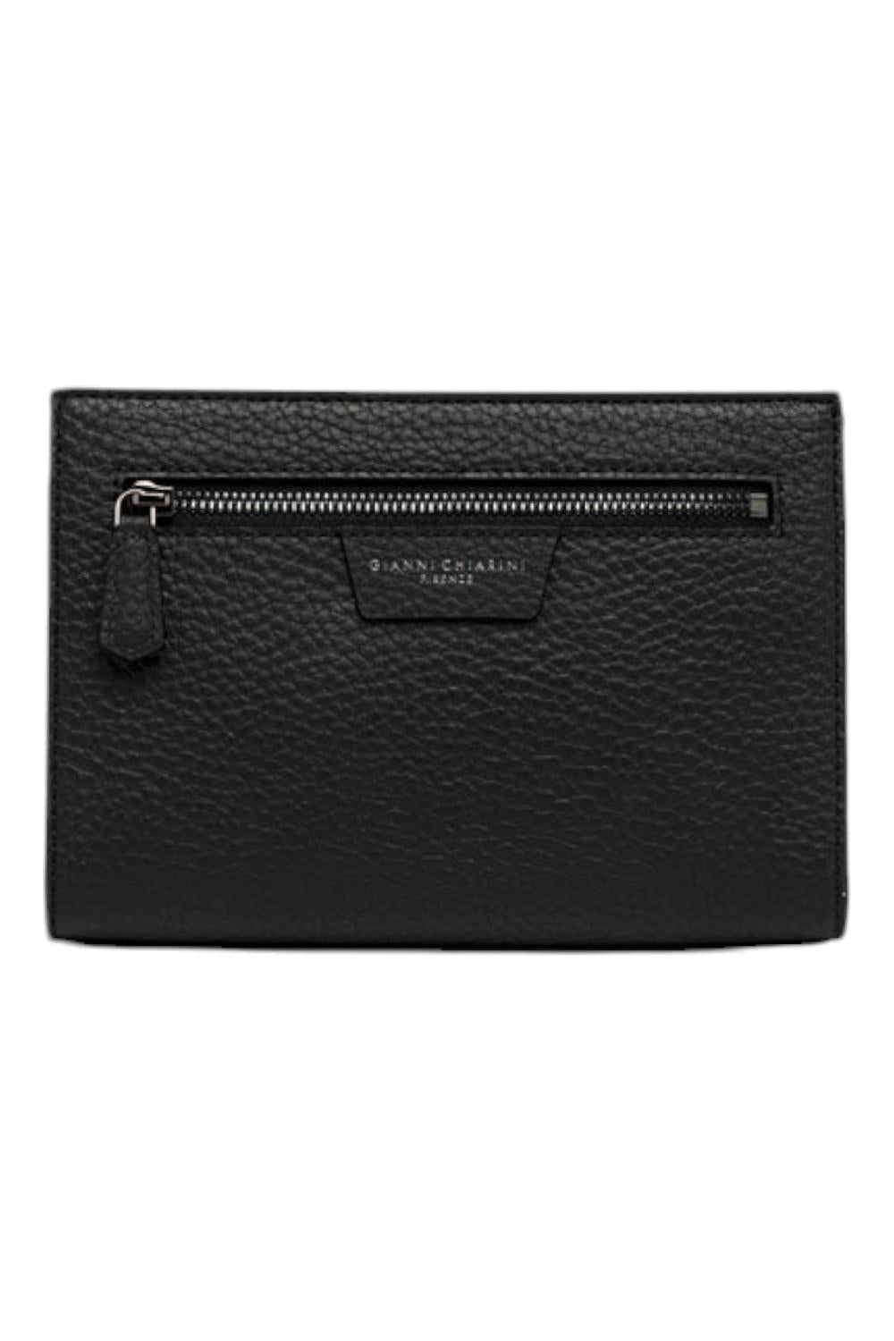 Pochette uomo donna pelle nera Gianni Chiarini piccola 