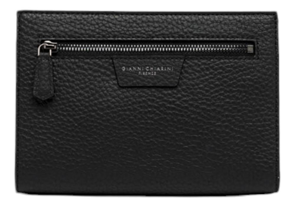 Pochette uomo donna pelle nera Gianni Chiarini piccola 