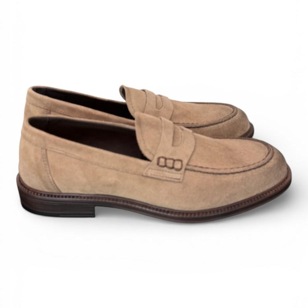 Mocassino suede old taupe Pawelks <BR/> 