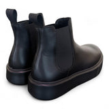 Stivaletto beatles pelle nera extralight Frau<BR/> 