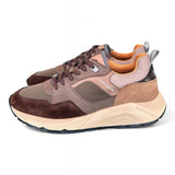 Sneaker extralight marrone e verde Ambitious 