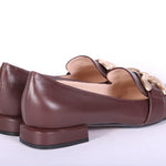 Mocassino accessorio testa di moro forma quadra Matteo Pitti<BR/> 
