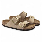 Ciabatta Arizona Big Buckle nabuk Sandcastle Birkenstock 1024064 