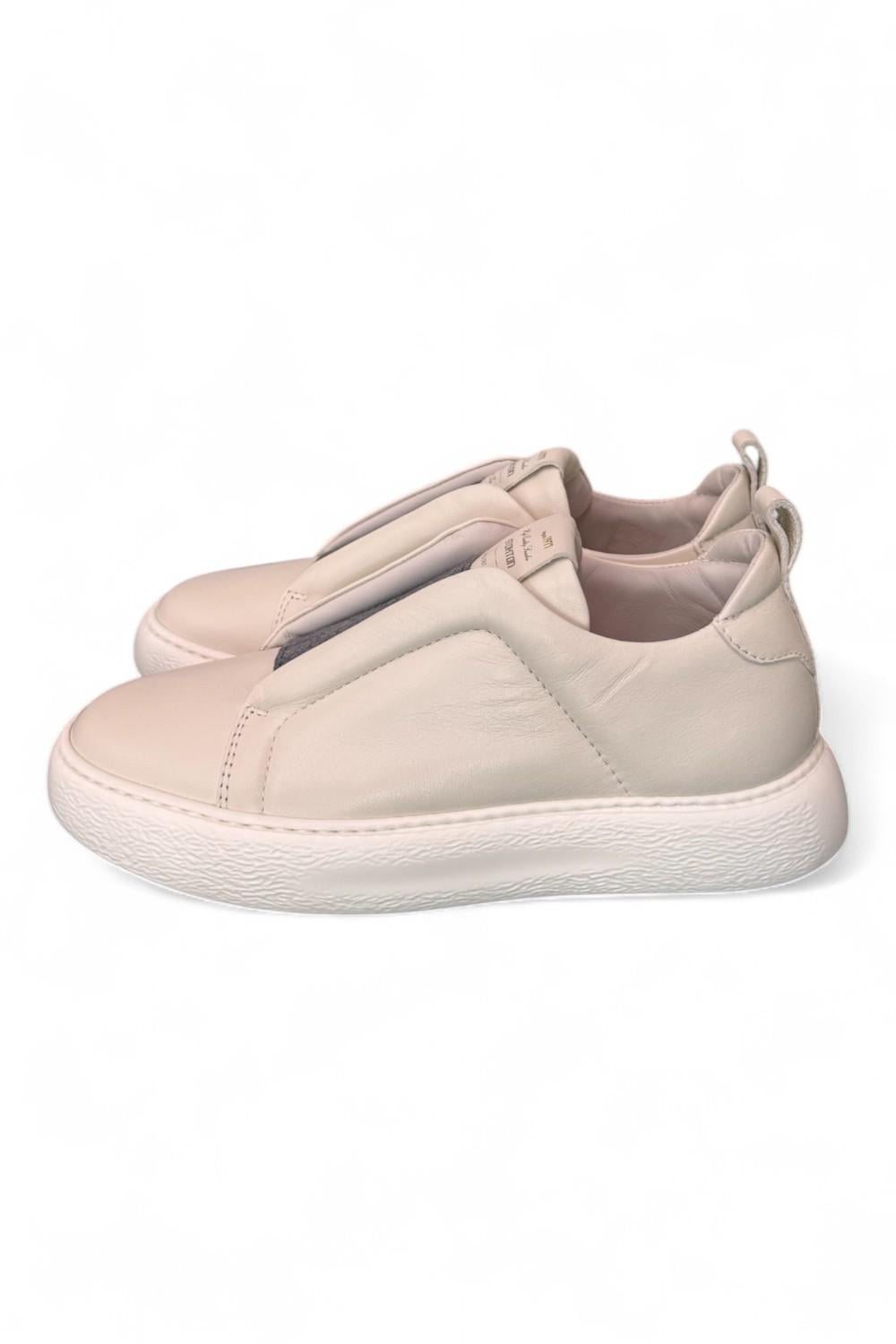 Sneaker slip on nappa panna Stokton 