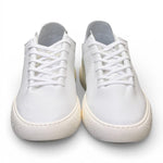 Sneaker uomo pelle bianca taglio vivo Stokton<BR/> 