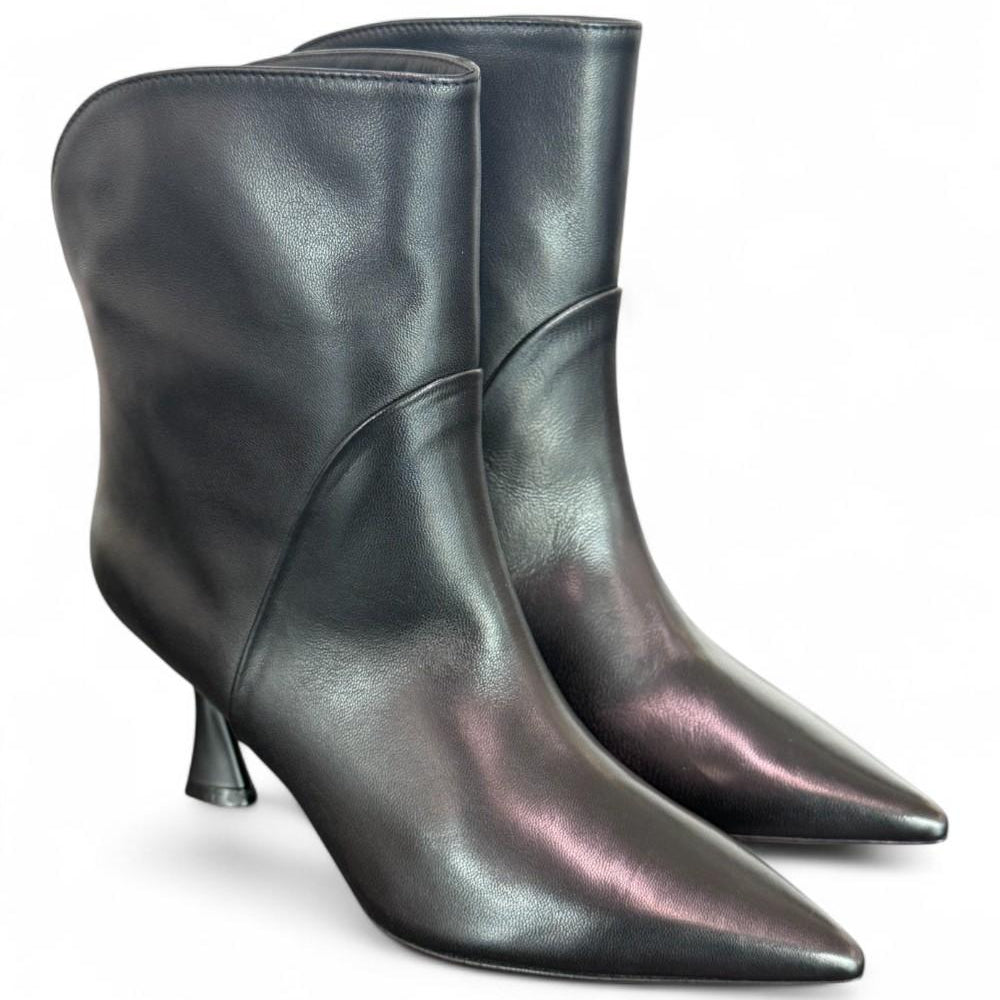Stivaletto pelle nera Isabelle Paris<BR/> 
