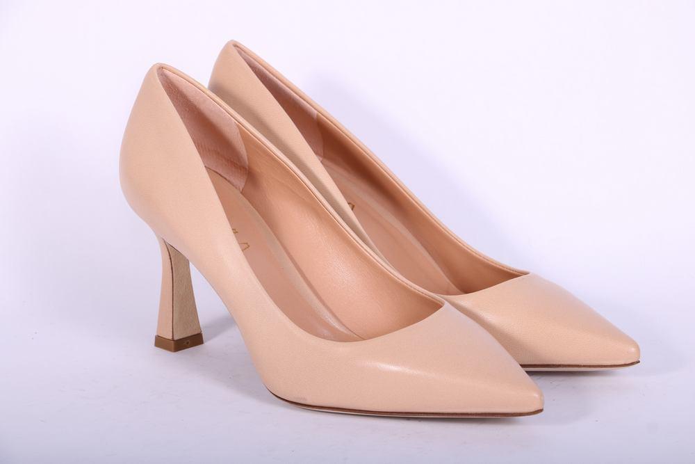 Decolté pelle nude tacco 80 Anima 
