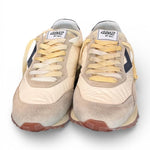 Sneaker uomo 4B12 Vintage Run beige blu 