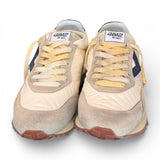 Sneaker uomo 4B12 Vintage Run beige blu 