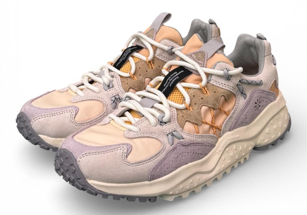 Sneaker donna Yamabushi 1N34 uni beige lilac Flower Mountain 