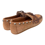 Mocassino fiocco suede sigaro Inuovo<BR/> 