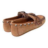 Mocassino fiocco suede sigaro Inuovo<BR/> 