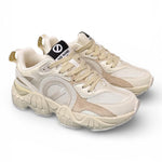 Sneaker No Name Krazee runner bianca beige<BR/> 