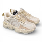 Sneaker No Name Krazee runner bianca beige<BR/> 