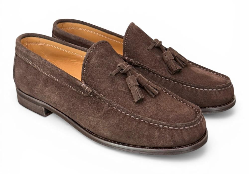 Mocassino mappetti suede testa di moro Kebo 