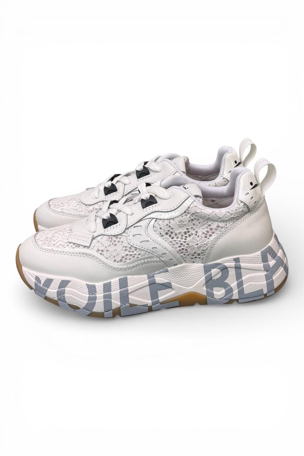 Sneaker donna Voile Blanche Club 105 bianca pizzo ON07 