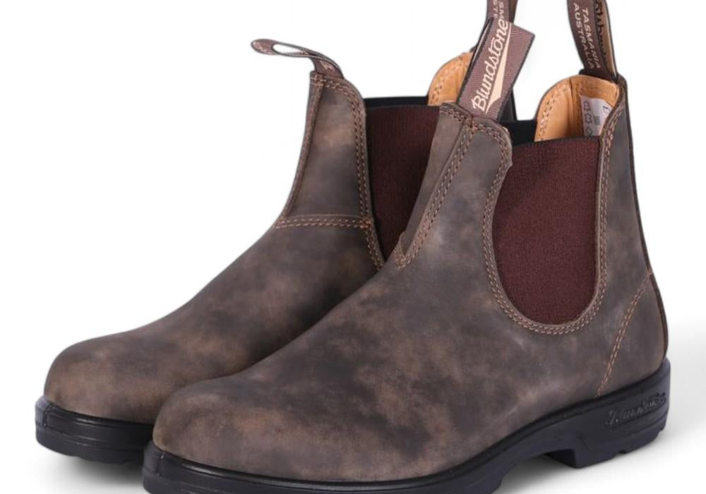 Stivaletto beatles Blundstone marrone ingrassato 