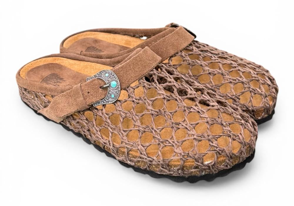 Sabot rete marrone Taji by Lagoa 