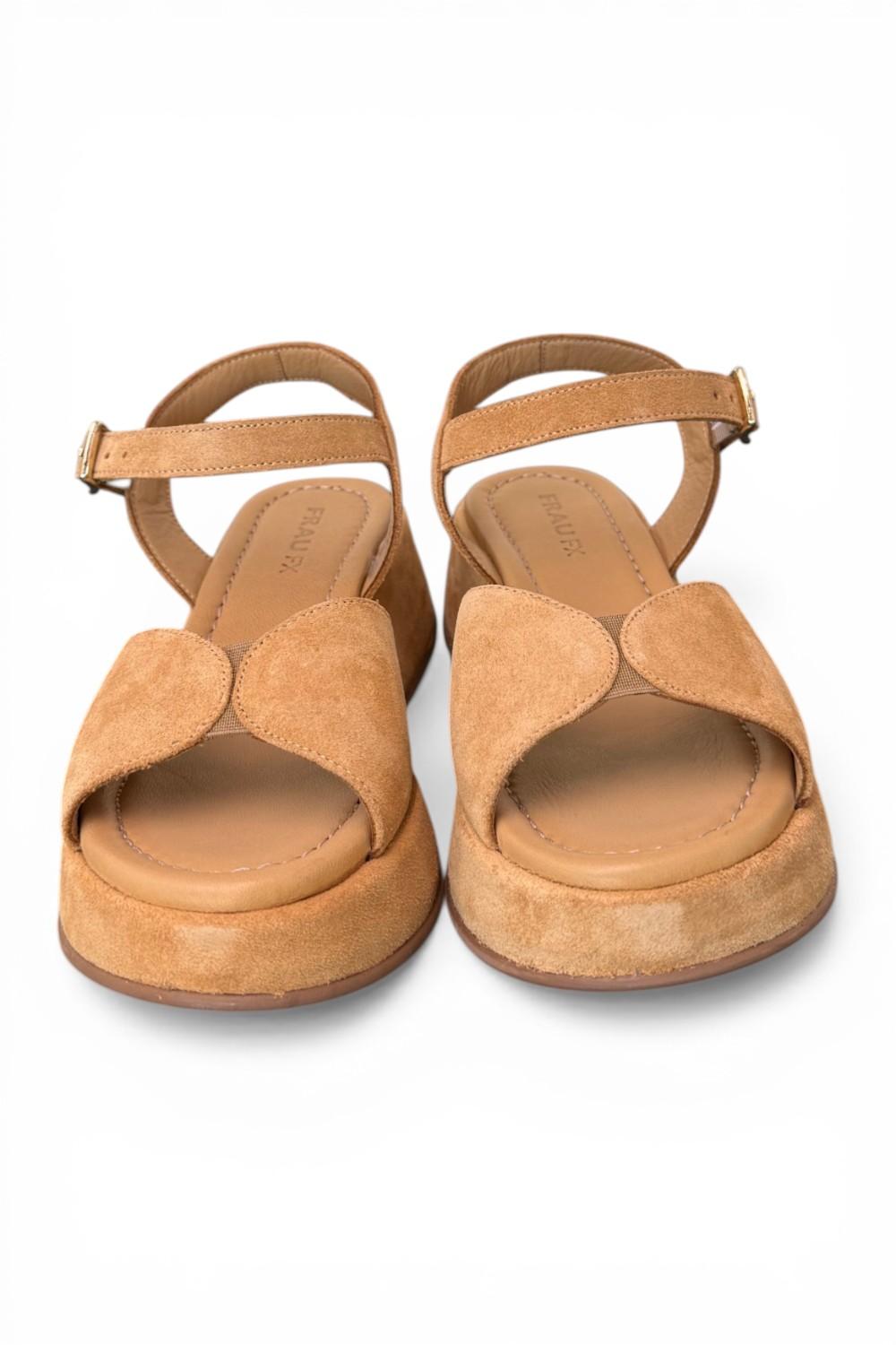 Sandalo fascia suede lion Z50 Frau 