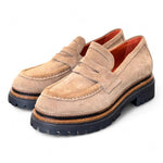 Mocassino donna suede beige Mjus<BR/> 