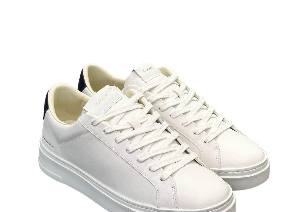 Sneaker uomo extralight bianca blu Crime London 