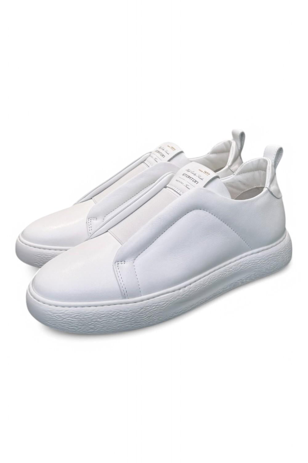 Sneaker slip on uomo Stokton bianca 