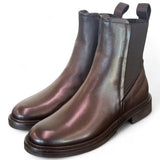 Stivaletto beatles pelle testa di moro Mjus<BR/> 