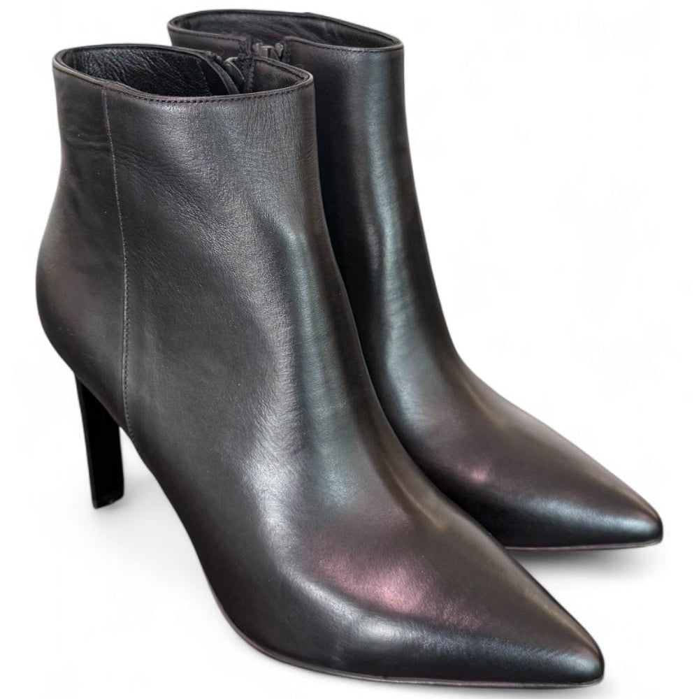 Stivaletto pelle nera T100 Albano 