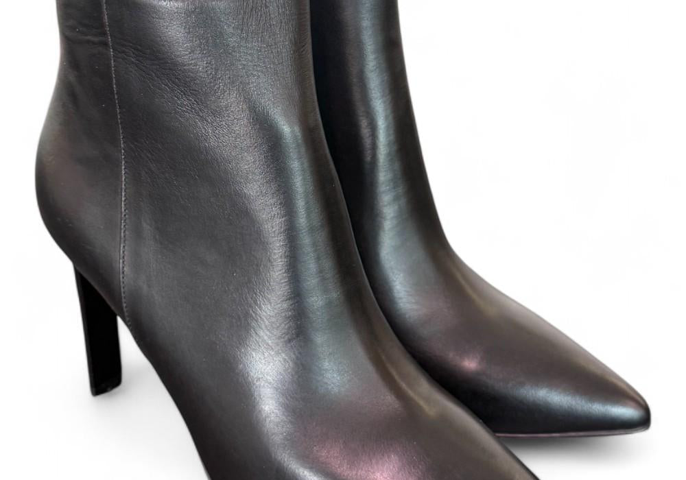Stivaletto pelle nera T100 Albano 