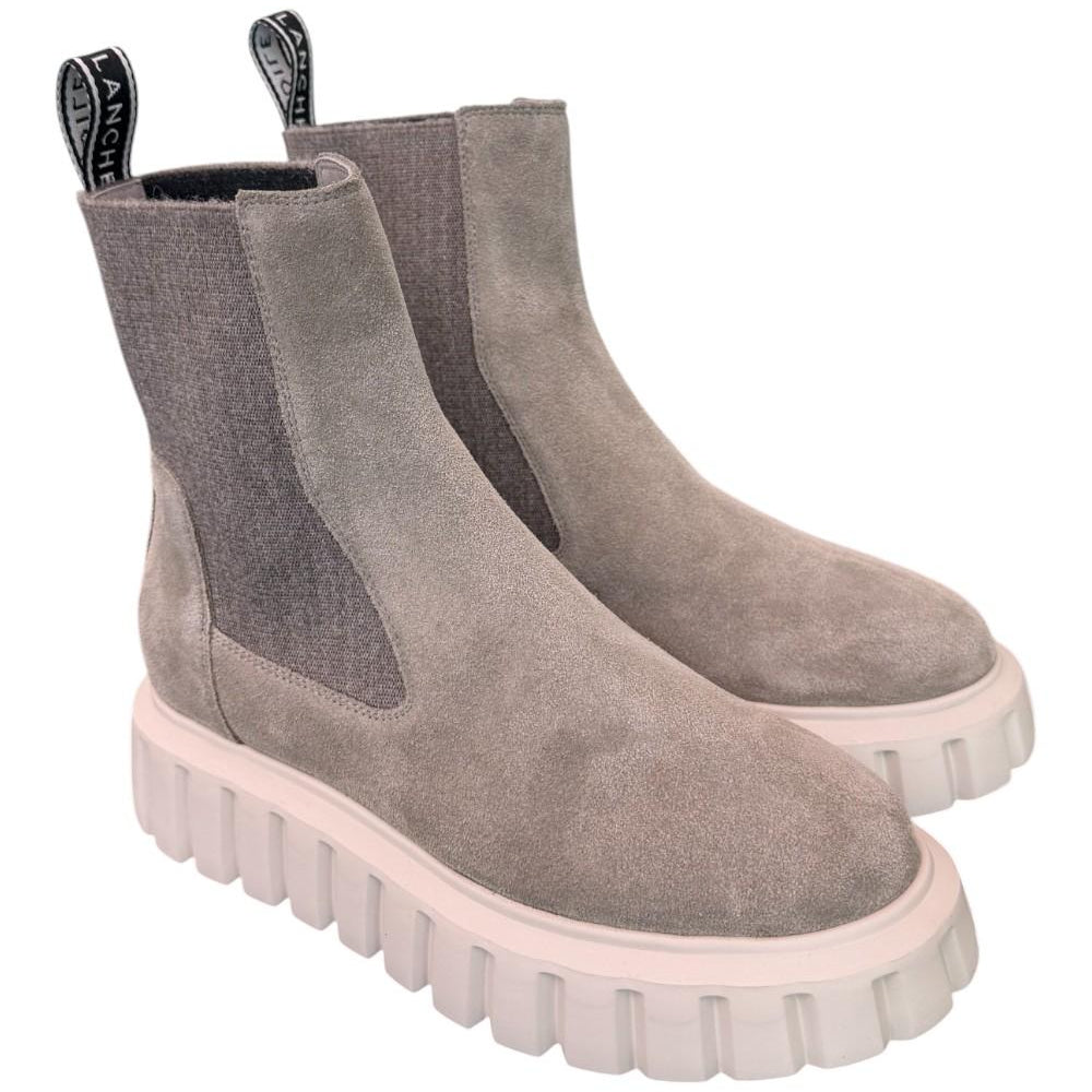 Beatles Grenelle Voile Blanche suede grigio 