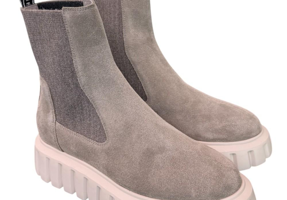 Beatles Grenelle Voile Blanche suede grigio 