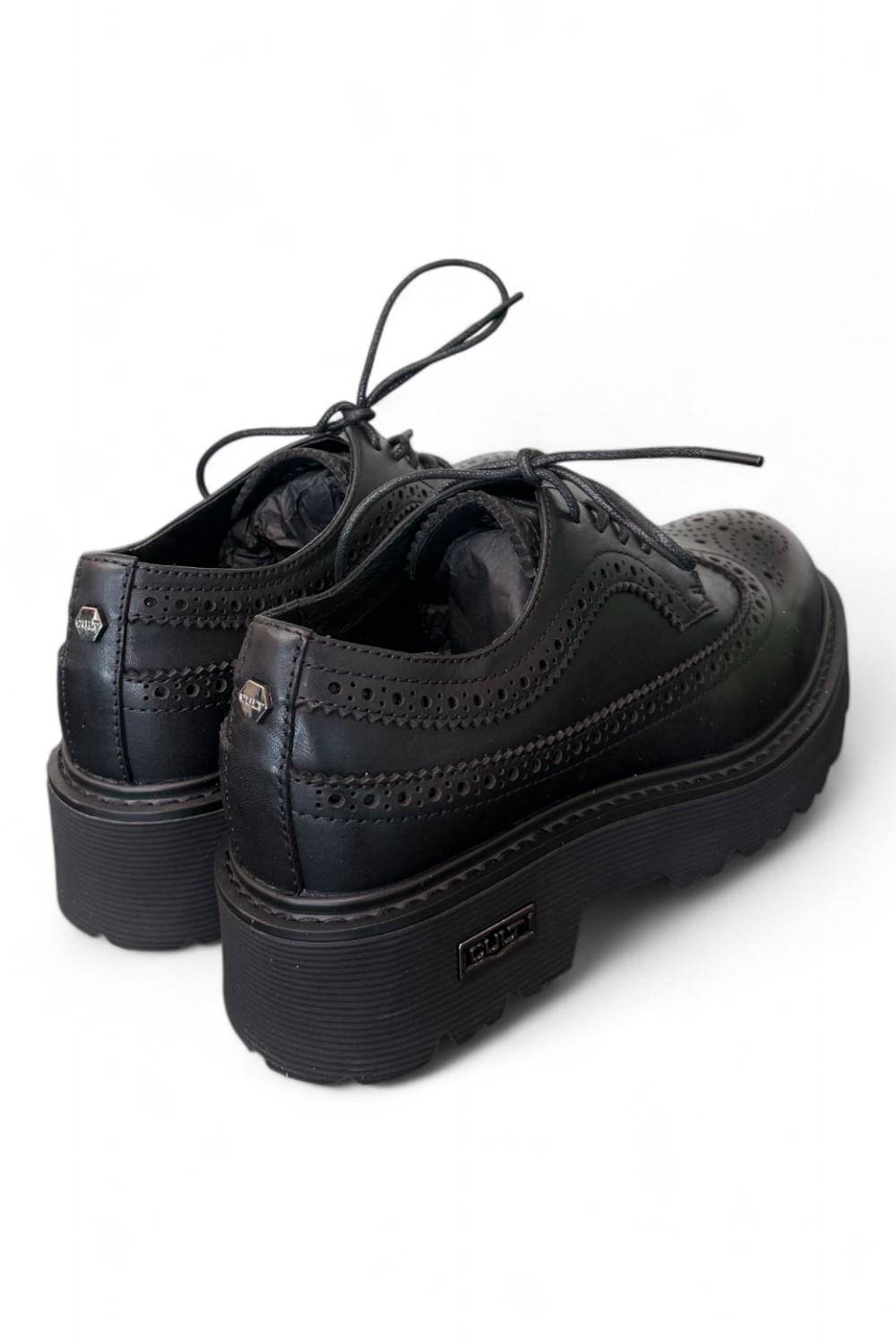 Scarpa francesina imperiale nera  Slash Cult 