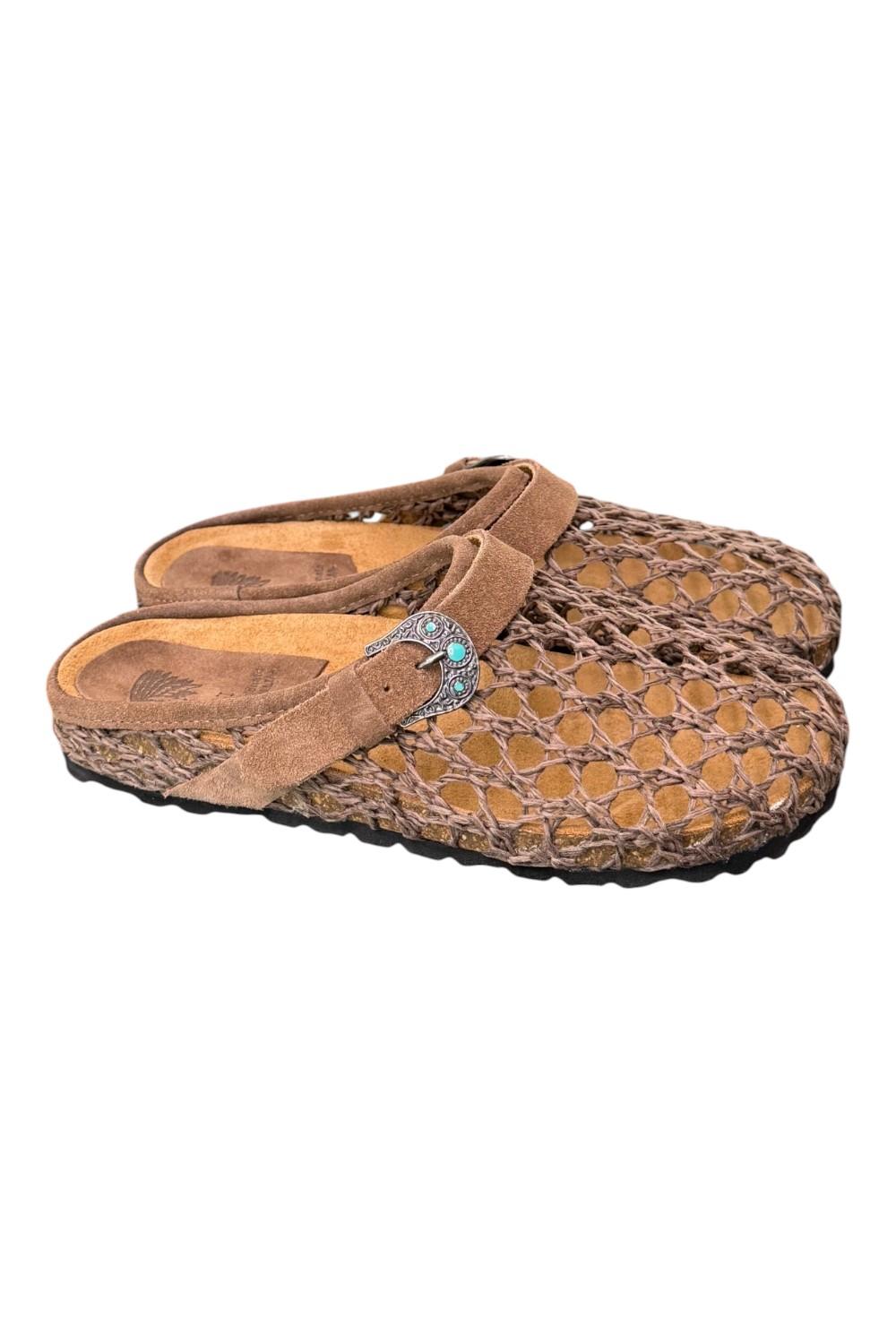 Sabot rete marrone Taji by Lagoa 