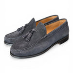 Mocassino mappetti suede blu Kebo 