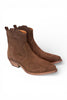 Stivaletto texano corto suede testa di moro Ranye