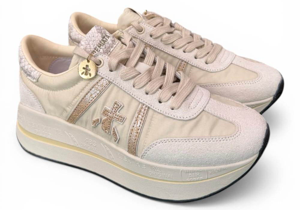 Sneaker donna Bethcoin 8145 Premiata latte 